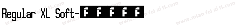 Regular XL Soft字体转换